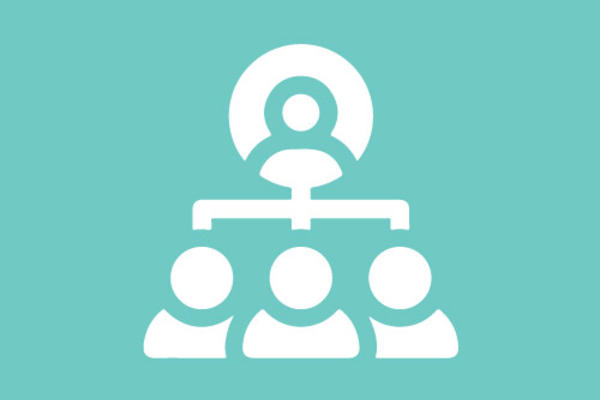 Hierarchy of employees icon