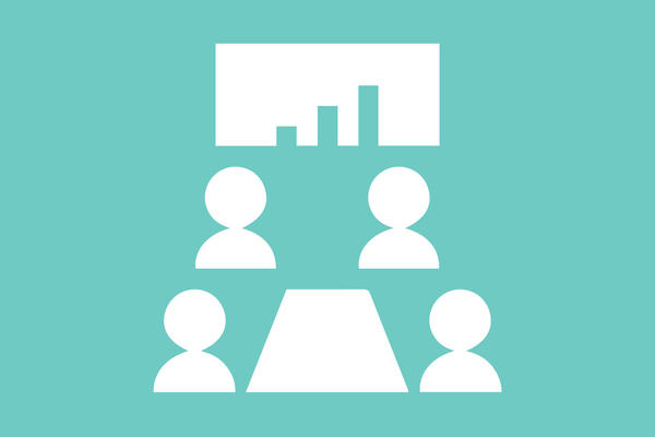 Icon of people in a meeting